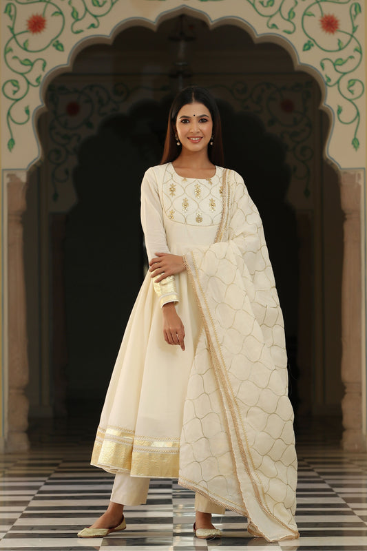 Jannat Gota Patti Kurta Set with Dupatta