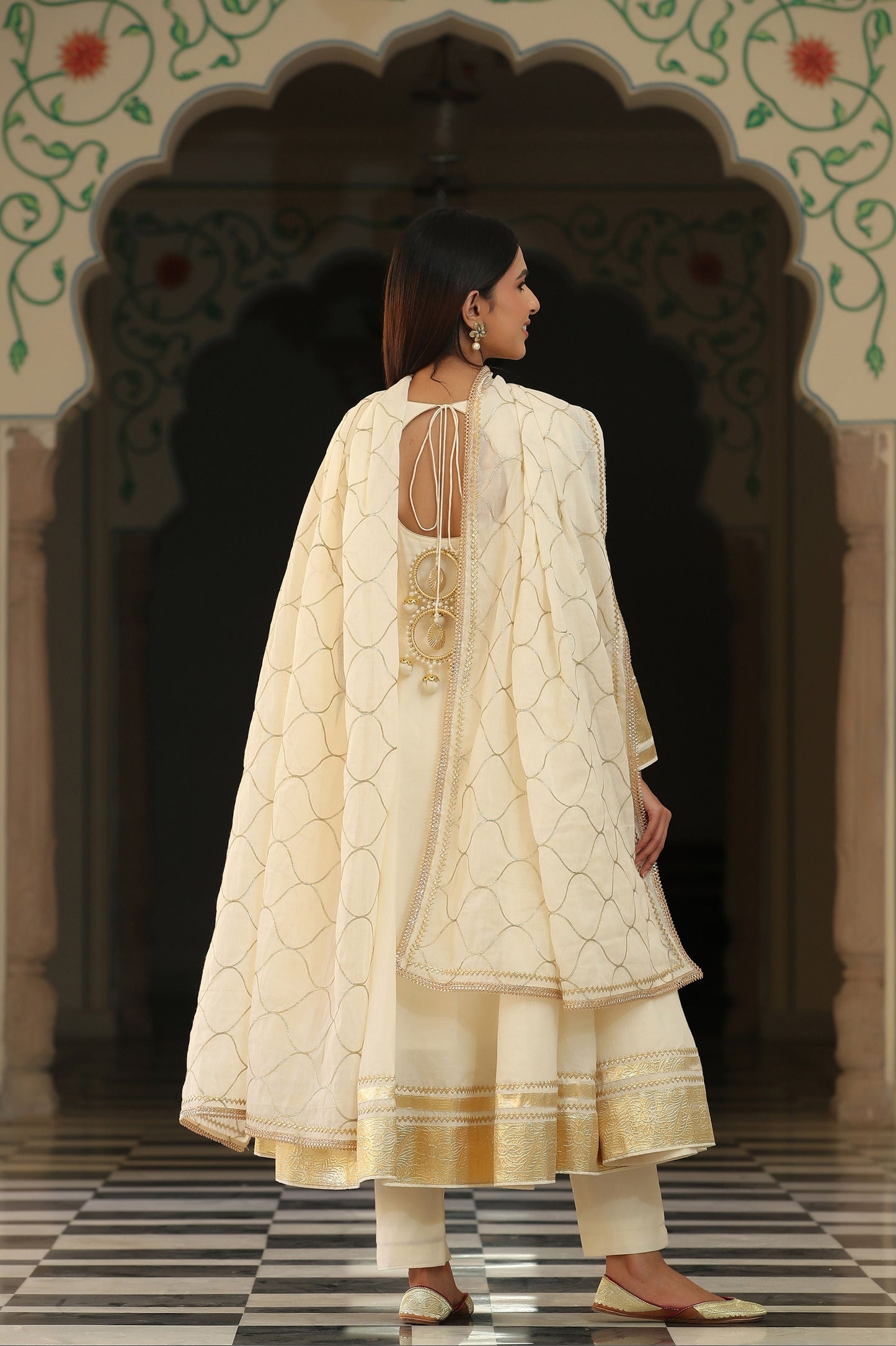 Jannat Gota Patti Kurta Set with Dupatta